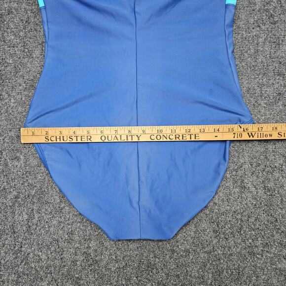 Speedo Swimsuit One Piece Size 16 Navy Blue Swimsuit Beach Pool Vacation Resort - Picture 7 of 7